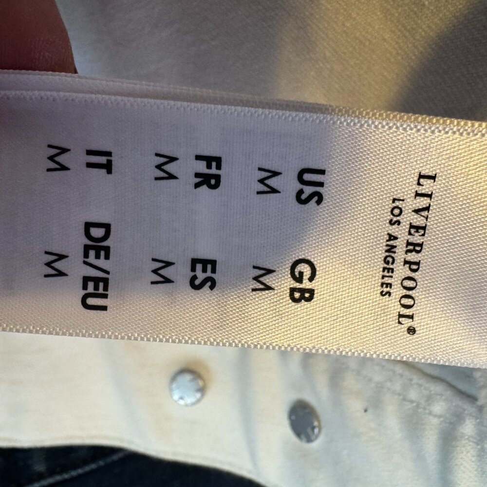 Spring Summer Staple Classic White Jean Jacket Bright White Medium Liverpool - Picture 7 of 15